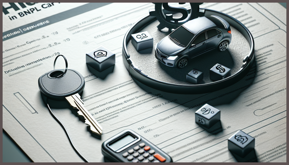 Illustration of car insurance hidden fees and payment symbols.